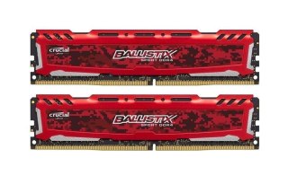 Pamięć DDR4 Crucial Ballistix Sport LT 16GB (2x8GB) 2666MHz CL16 1,2V Red