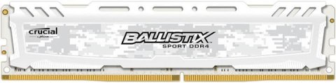 Pamięć DDR4 Crucial Ballistix Sport LT 8GB 2400MHz CL16 DRx8 White Pamięć DDR4 Crucial Ballistix Sport LT 8GB 2400MHz CL16 DRx8 White