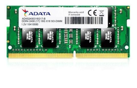 Pamięć SODIMM DDR4 ADATA Premier 8GB (1x8GB) 2400MHz CL17 1,2V Bulk Pamięć SODIMM DDR4 ADATA Premier 8GB (1x8GB) 2400MHz CL17 1,2V Bulk