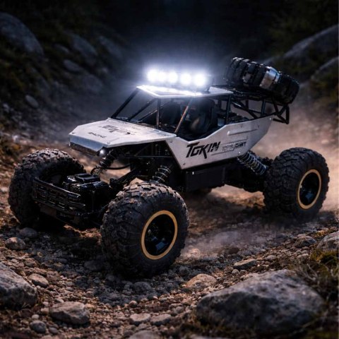 Samochód RC Rock Crawler 1:12 4WD METAL srebrny