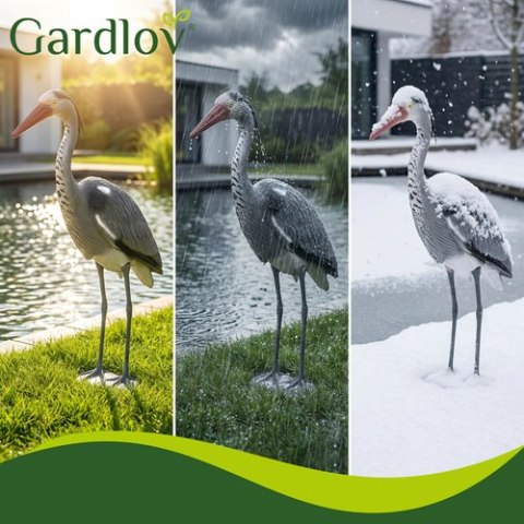 Dekoracja ogrodowa- czapla Gardlov