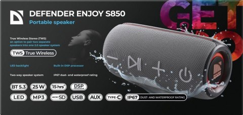 GŁOŚNIK DEFENDER ENJOY S850 BLUETOOTH 25W