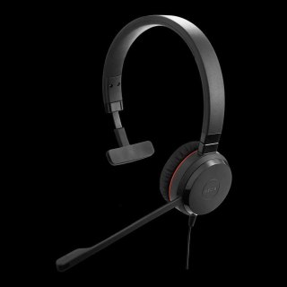 Słuchawki przewodowe z mikrofonem Jabra Evolve 30 II MS Mono, USB-A czarne