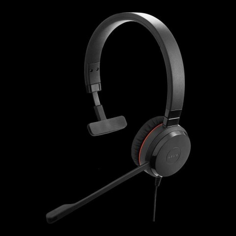 Słuchawki przewodowe z mikrofonem Jabra Evolve 30 II MS Mono, USB-A czarne
