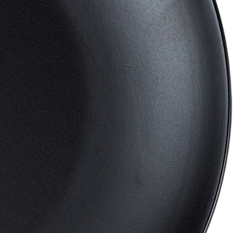Talerz Obiadowy Płytki Kamionka Czarna NAVA SOHO 26,5 cm Zmywarka