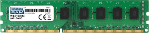 Pamięć DDR3 GOODRAM 8GB LENOVO 1600MHz PC3L-12800 DDR3 DIMM Pamięć DDR3 GOODRAM 8GB LENOVO 1600MHz PC3L-12800 DDR3 DIMM