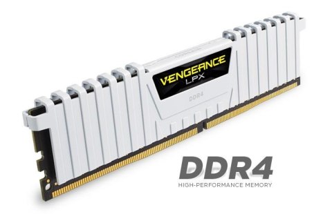 Pamięć DDR4 Corsair Vengeance LPX 16GB (2x8GB) 3000MHz CL15 1,35V White Pamięć DDR4 Corsair Vengeance LPX 16GB (2x8GB) 3000MHz CL15 1,35V White