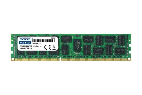 Pamięć serwerowa GOODRAM 8GB 1600MHz DDR3 REG ECC Pamięć serwerowa GOODRAM 8GB 1600MHz DDR3 REG ECC