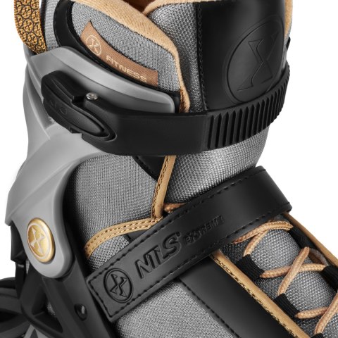 NA22151 ŁYŻWOROLKI ARMOUR SZARE ROZM. 42 NILS EXTREME