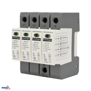 Ogranicznik przepięć 4P 5kA(10/350) KLASA T1+T2 (B+C) SCHELINGER