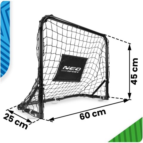 Bramka do piłki nożnej - zestaw 2 sztuki - 60 x 45 x 25 cm NS-486