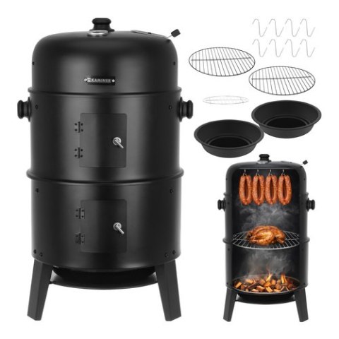 Grill ogrodowy z pokrywą 44x80x42cm Kaminer