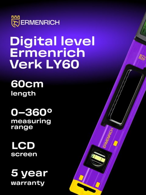 Poziomica cyfrowa Ermenrich Verk LY60