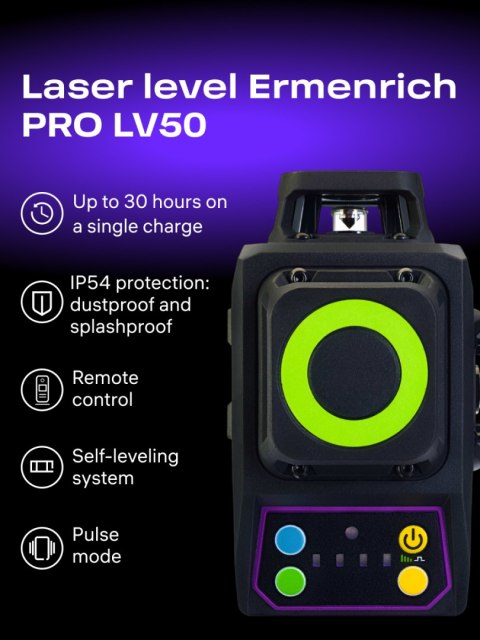 Poziomica laserowa Ermenrich LV50 PRO