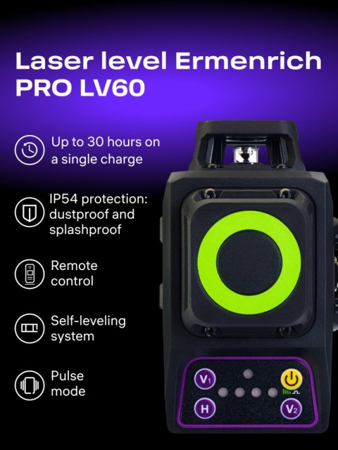 Poziomica laserowa Ermenrich LV60 PRO