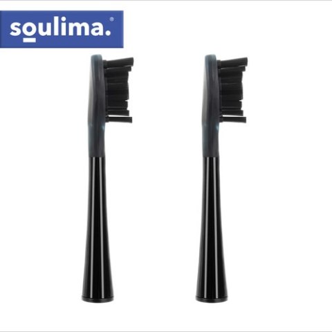 Końcówka do szczoteczki czarna 2szt. Soulima 26932