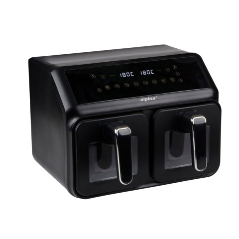 Air Fryer ALPINA 2x4l 2200w czarny