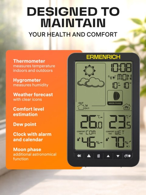 Stacja meteorologiczna Ermenrich Report WR20