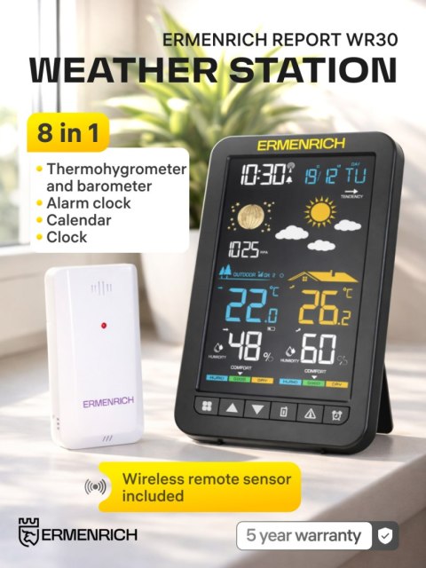 Stacja meteorologiczna Ermenrich Report WR30