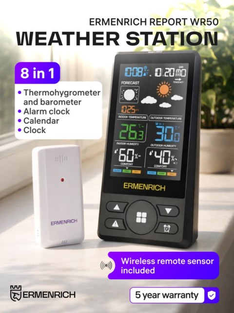Stacja meteorologiczna Ermenrich Report WR50