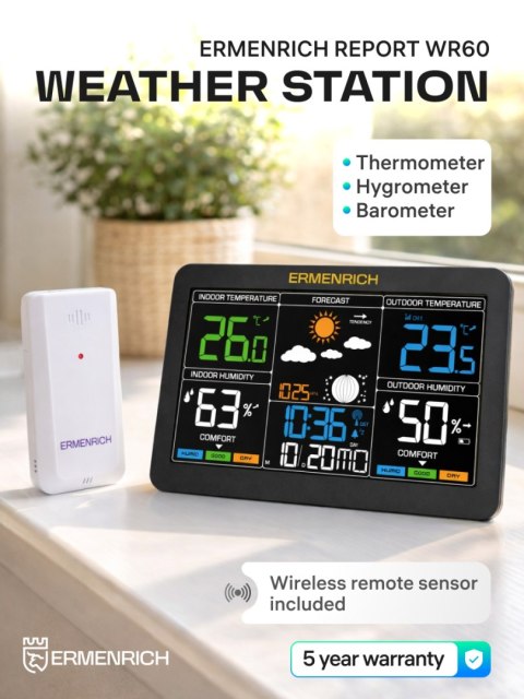Stacja meteorologiczna Ermenrich Report WR60