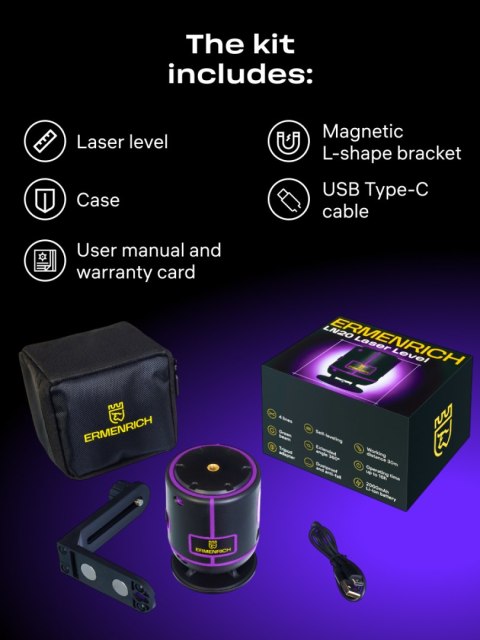 Poziomica laserowa Ermenrich LN20