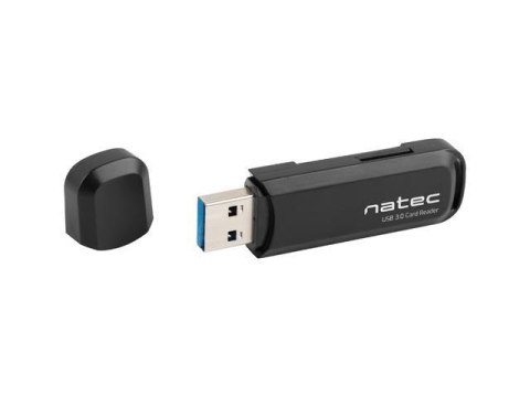 Czytnik kart Natec Scarab 2 SD/MicroSD USB 3.0 czarny Czytnik kart Natec Scarab 2 SD/MicroSD USB 3.0 czarny