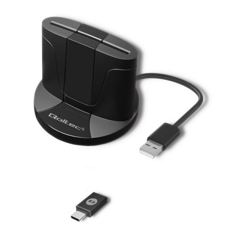 Czytnik kart chipowych ID Qoltec SCR-0632 | USB typu C Czytnik kart chipowych ID Qoltec SCR-0632 | USB typu C