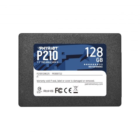 Dysk SSD Patriot P210 128GB 2.5" SATA3 (450/350 MB/s) 7mm Dysk SSD Patriot P210 128GB 2.5" SATA3 (450/350 MB/s) 7mm