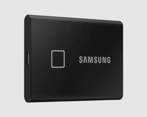 Dysk SSD zewnętrzny USB Samsung SSD T7 2TB Portable Touch (1050/1000 MB/s) USB 3.1 Black Dysk SSD zewnętrzny USB Samsung SSD T7 2TB Portable Touch (1050/1000 MB/s) USB 3.1 Black
