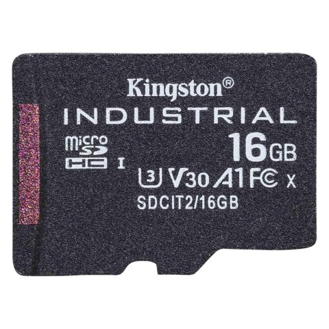 Karta pamięci Kingston Industrial microSD 16GB Class 10 UHS-I U3 Karta pamięci Kingston Industrial microSD 16GB Class 10 UHS-I U3