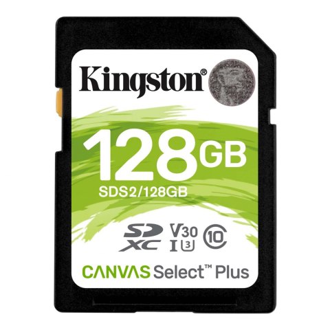 Karta pamięci Kingston SD Canvas Select Plus 128GB UHS-I Karta pamięci Kingston SD Canvas Select Plus 128GB UHS-I