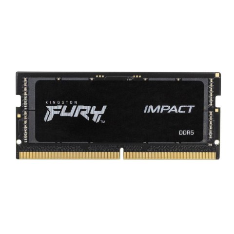 Pamięć DDR5 Kingston Fury Impact 16GB (2x8GB) 4800MHz CL38 1,1V Czarna Pamięć DDR5 Kingston Fury Impact 16GB (2x8GB) 4800MHz CL38 1,1V Czarna