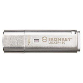 Pendrive Kingston IronKey Locker+ 50 128GB USB 3.2 Gen 1