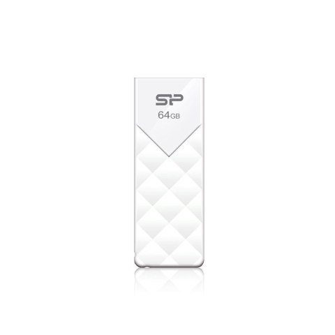 Pendrive Silicon Power 64GB USB 2.0 Ultima U03 Diamond Cut LUX White