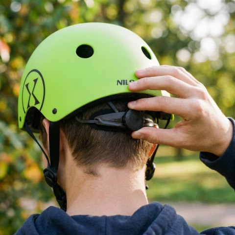 MTW001-2 KASK ZIELONY S(52-56CM) NILS EXTREME