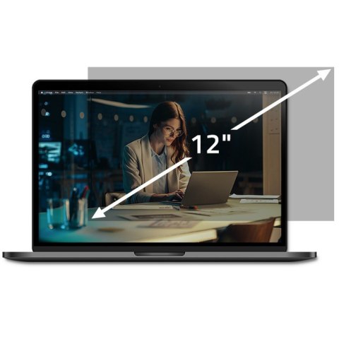 Qoltec Filtr prywatyzujący RODO do MacBook Air 12"
