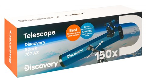 (PL) Teleskop Levenhuk Discovery Spark 767 AZ z książką
