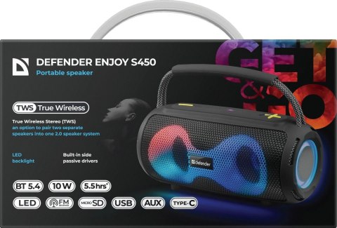 GŁOŚNIK DEFENDER ENJOY S450 BLUETOOTH 16W