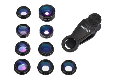 Zestaw obiektywów do smartfona Levenhuk Lens S10