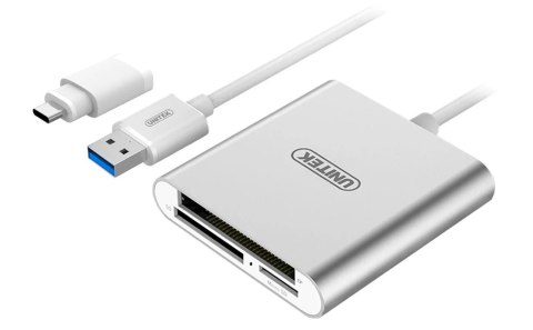 Czytnik kart pamięci Unitek Y-9313D USB Typ-C All-in-One Czytnik kart pamięci Unitek Y-9313D USB Typ-C All-in-One