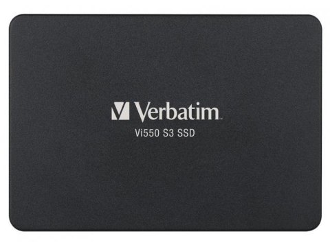 Dysk SSD wewnętrzny Verbatim VI550 S3 256GB 2.5" SATA III czarny Dysk SSD wewnętrzny Verbatim VI550 S3 256GB 2.5" SATA III czarny