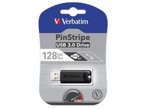 Pendrive Verbatim 128GB PinStripe USB 3.0 Pendrive Verbatim 128GB PinStripe USB 3.0