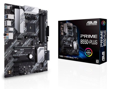 Płyta Asus PRIME B550-PLUS /AMD B550/SATA3/M.2/USB3.1/PCIe4.0/AM4/ATX Płyta Asus PRIME B550-PLUS /AMD B550/SATA3/M.2/USB3.1/PCIe4.0/AM4/ATX
