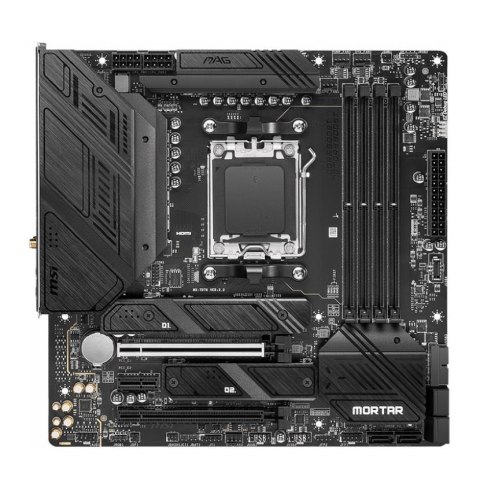 Płyta MSI MAG B650M MORTAR WIFI /AMD B650/DDR5/SATA 3/M.2/USB3.2/WiFi/BT/PCIe4.0/AM5/mATX Płyta MSI MAG B650M MORTAR WIFI /AMD B650/DDR5/SATA 3/M.2/USB3.2/WiFi/BT/PCIe4.0/AM5/mATX