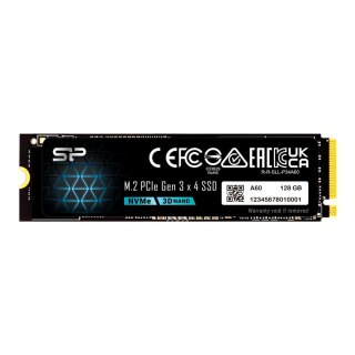 Dysk SSD Silicon Power A60 128GB M.2 PCIe NVMe Gen3x4 (1800/600 MB/s) 2280