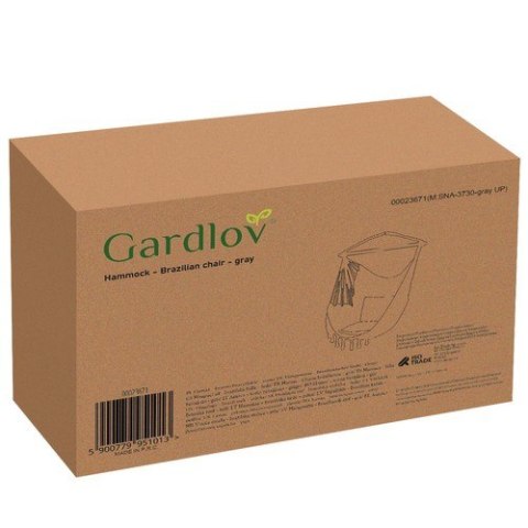 HAMAK - KRZESŁO BRAZYLIJSKIE SZARE GARDLOV 23671