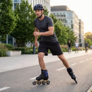 NA684 ŁYŻWOROLKI VELTO GRANATOWE ROZM. L(39-42) NILS EXTREME