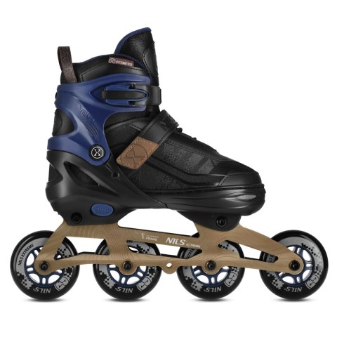 NA684 ŁYŻWOROLKI VELTO GRANATOWE ROZM. XL(42-45) NILS EXTREME