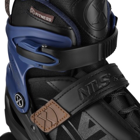 NA684 ŁYŻWOROLKI VELTO GRANATOWE ROZM. XL(42-45) NILS EXTREME